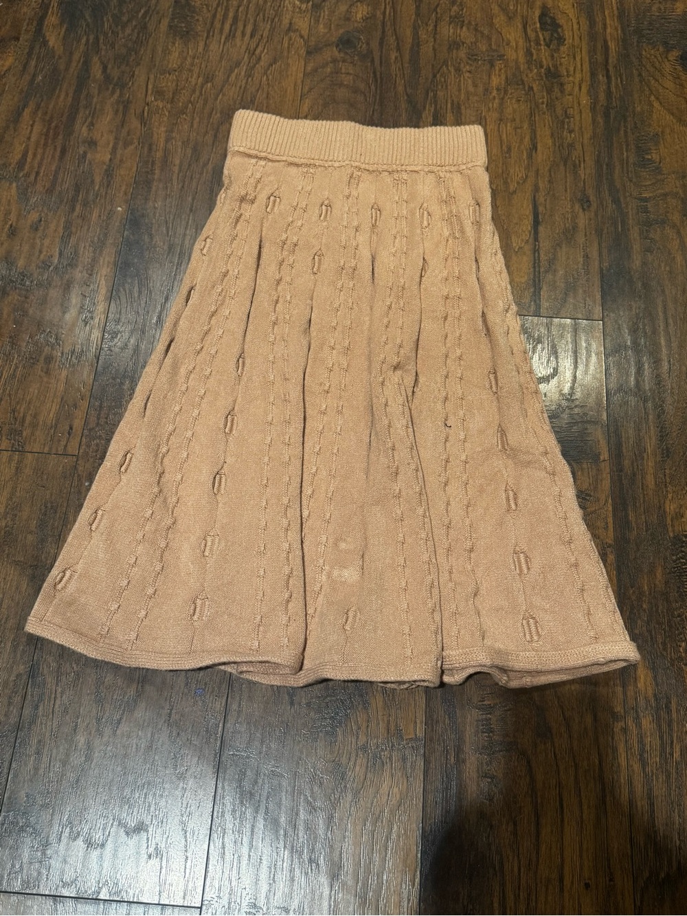 Women’s Knit A-Line Skirt in Dusty brown
